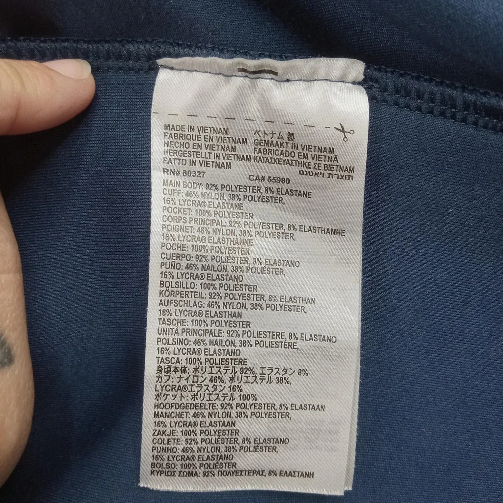 Pearl Izumi Jacket Mens Large Blue Cycling Softshell Full Zip Reflective Pockets - Picture 5 of 10